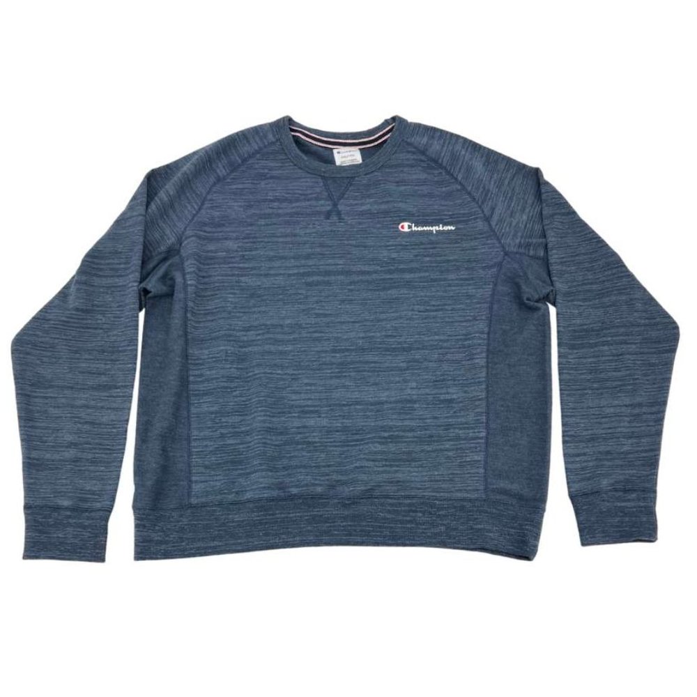 Champion | Men's Crewneck Sweater | Blue Heather | Size XXLarge - Picture 1 of 3